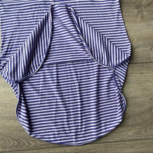 Lululemon What The Sport Singlet in Silver Stripe Iris Flower Pretty Purple - Picture 10 of 14